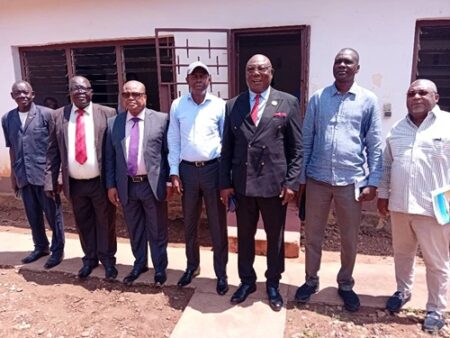 Les leaders du BRDC après leur conférence de presse du vendredi 4 juillet 2025 à Bangui