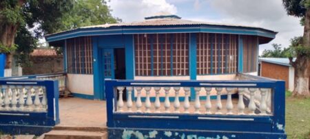 Voici l'atelier de couture installé au sein de l'ACFPE, où les couturiers stylistes centrafricains font leurs activités