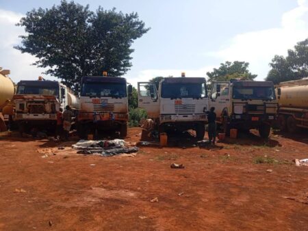 Convoi des camions de la Minusca vers Zemio