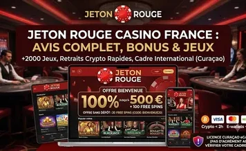 Jeton Rouge Casino France : avis complet, bonus et jeux Jeton Rouge Casino France avis complet, bonus et jeux