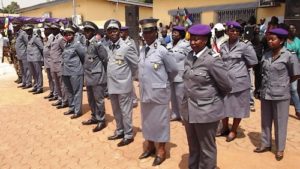 les douanier de la république centrafricaine lors de la journée internationale de la douane à Bangui. Photo fred krock. corbeaunews les-douaniers-centrafricains-corbeaunews-IMG_28janv2018120517 Centrafrique : les douaniers célèbrent leur journée internationale 2018.