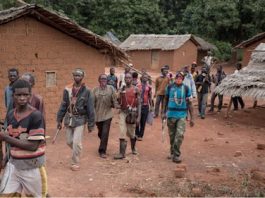 Les combattants de la milice centrafricaine anti-balaka