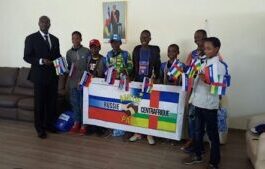 retour-des-enfants-de-la-Russie-1 Centrafrique : Les enfants participant au Camp international ARTEK en Russie retournent à Bangui