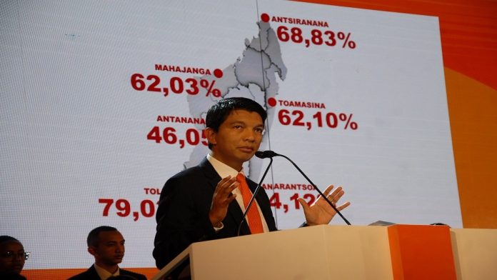 l'ancien président de transition malgache Andry-rajoelina Présidentielle Malgache: En tête du premier tour Andry Rajoelina conteste