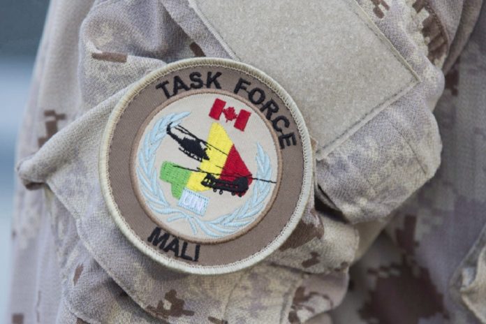 badge des soldats canadiens de la Minuscma force-canadienne-au-mali-dans-la-Minusma Le Canada ne prolongera pas sa  mission de paix au Mali