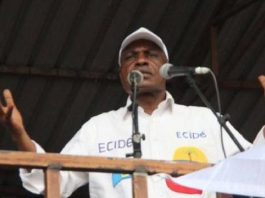 Le candidat Martin Fayulu à la prochaine présidentielle en RDC.
