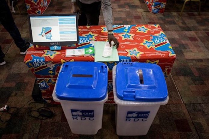 Machine électorale en RDC. machine-à-voter-en-rdc-IMG_1mars2018164419 Présidentielle en RDC : un sommet extraordinaire de SADC-CIRGL à Brazzaville à 4 jours des élections