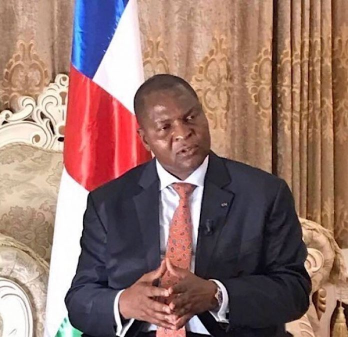 Président Faustin Archange Touadera. CopyrightDR Faustin-Archange-Touadéra-Centrafrique-discours-janvier-2019-1 CENTRAFRIQUE : TERRIBLES CONSTATS DU PRÉSIDENT TOUADERA