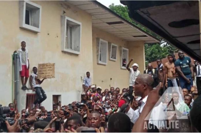 cour-constitutionnelle-congolaise-kinshsa République démocratique du Congo : dispositif sécuritaire renforcé autour de la Cour constitutionnellle.