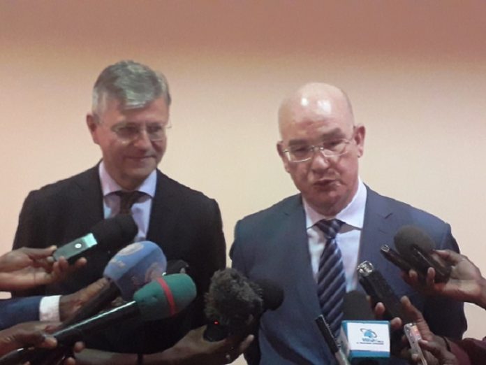 lacroix-ismael-chargui-bangui-pourparler-1 Centrafrique : Jean Pierre Lacroix et Smail Chergui de l’UA et l’ONU á Bangui pour accélérer le dialogue