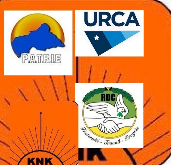 logo-multiple-trois-partis-politiques-centrafricains-urca-rdc-patri-knk DÉCLARATION COMMUNE DES PARTIS POLITIQUES SUR LA SITUATION POLITIQUE EN RÉPUBLIQUE CENTRAFRICAINE SUITE À LA FORMATION DU GOUVERNEMENT ET DANS LA PERSPECTIVE DE LA RÉUNION D’ADDIS-ABEBA