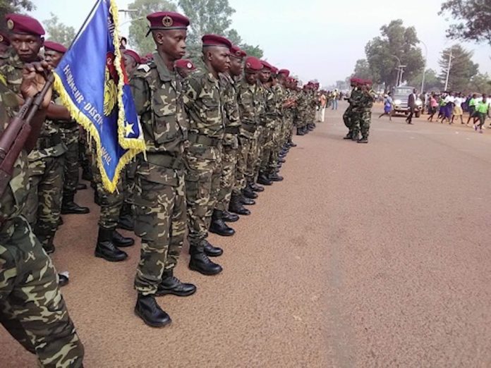 Forces-spéciales-des-FACA-formées-au-Soudan-sur-l’avenue-des-martyrs-Bangui-photo-corbeaunews- Centrafrique : assassinat d’un soldat FACA à Bouar.