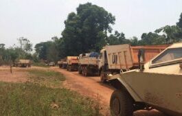 convoi-minusca-axe-bambari-bria-photo-afp Bambari : relève des soldats gabonais de la Minusca, la population s’inquiète.