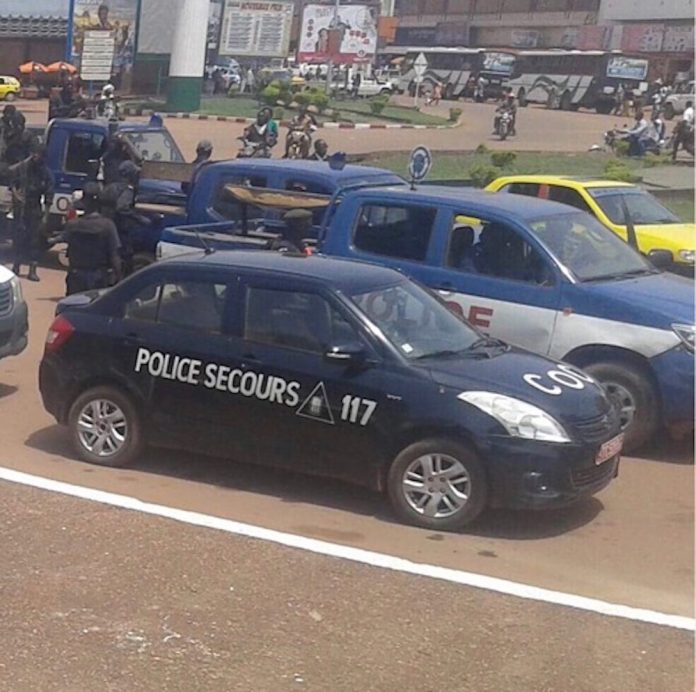 patrouille-des-forces-de-l’ordre-à-Bangui-le-15-mars-IMG_15mars2018192646 Centrafrique : un homme arrêté avec 2500 machettes par l’OCRB à Bangui.