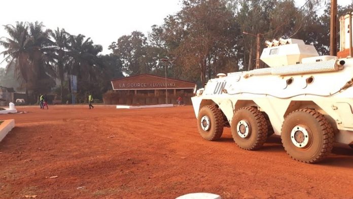 patrouille-minusca-bambari-centrafrique-phototwitterminusca Bambari / Sécurité :  une brève manifestation contre la présence des soldats mauritaniens de la Minusca.