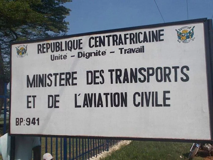 Pancarte-du-ministère-des-transports Centrafrique : un vaste réseau de détournement au Ministère des Transports