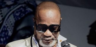 Le chanteur Koffi Olomidé, 1er avril 2018. (Twitter/ Koffi Olomidé)