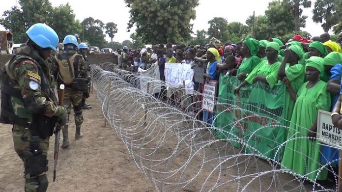 visite-du-prsident-touadera-a-kaga-bandoro Kaga-Bandoro : des tirs d’armes des rebelles créent la panique dans la ville.