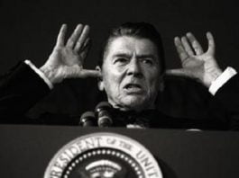 L'ancien président américain Ronald Reagan