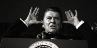 L'ancien président américain Ronald Reagan
