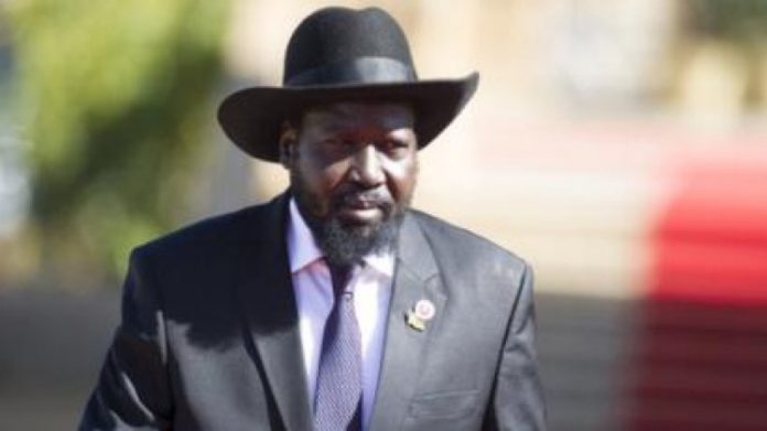 Le président sud-soudanais Salva Kiir Le-président-sud-soudanais-Salva-Kiir Sud-Soudan : interdiction  de jouer l'hymne national en l'absence du président