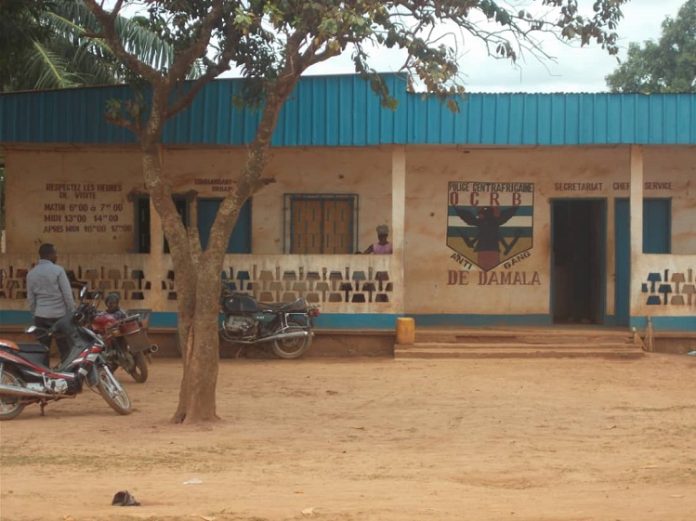 brigade-de-lOCRB-de-Damala-à-Bangui Centrafrique : un auxiliaire de police abattu par l’un de ses collègues à Bangui.