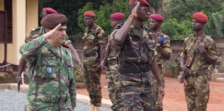 Cérémonie de fin de formation des gestionnaires logistiques des forces armées centrafricaines