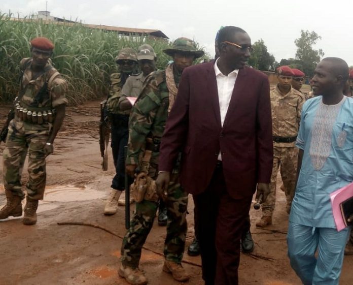 Arrivée du chef rebelle Ali Darassa le 21 août 2019 au village Ngakobo pour rencontrer le Préfet de la Ouaka. Crédit photo : Bertrand Yékoua, CNC. arrivée-du-chef-rebelle-Ali-Darassa-à-Ngakobo-le-21-août-2019-avec-ses-nombreux-gardes-du-corps-par-bertrand-yékoua-du-cnc JMA 2019, quand l’ombre de l’UPC plane sur la tenue de la cérémonie à Bambari.