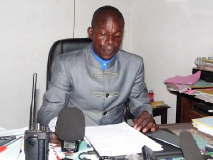 Le colonel Bienvenu Nguimalé, Directeur de l'immigration. Photo d'archives. bienvenu-nguimalé-dga-police RCA/Immigration : Après l'Europe, cap sur l'Amérique pour la délivrance de passeports biométriques 