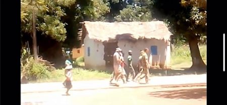 Des mercenaires russes à Sibut, dans la préfecture de Kémo, en République centrafricaine. CopyrightCNC.