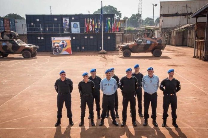 La cellule interopérabilité de l’EUTM-RCA rassemblée au camp Ucatex - Moana, à Bangui base-EUTM-sellule-dopérationalité-de-UCATEX-par-EUTM-pour-son-article La cellule Interopérabilité de l'EUTM, prémices de la mission civile européenne de conseils (EUAM RCA)