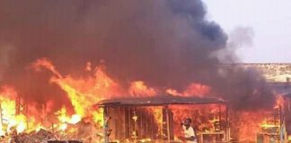 Incendie au KM5 le 26 décembre 2019 par cnc
