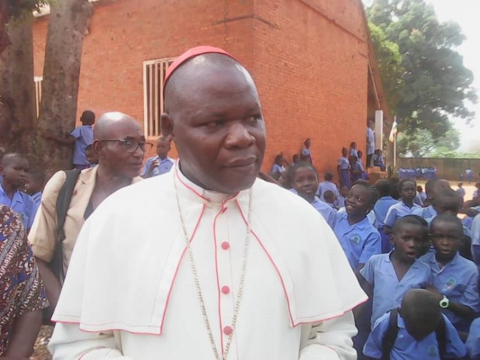 Le cardinal Nzapalainga Dieudonné lors de sa conférence de presse le 4 décembre 2019 à Bangui, en Centrafrique. nzapalainga-conférence-de-presse-du-4-décembre-2019-par-cnc Centrafrique : Vive réaction du Cardinal Nzapalainga suite à un mémorandum des Parents d’élèves de Saint Paul