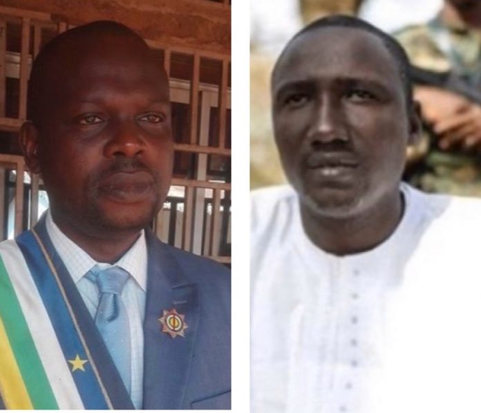 De gauche à droite, le député de Bambari 1 HAMADOU Aboubakar Kabirou, et le chef rebelle Ali Darassa. Image combinée par CNC le 31 janvier 2020. député-amadou-aboubakar-et-ali-darassa-coupé-et-colée-par-cnc-le-31-janvier-2020 RCA : pourquoi Ali Darassa veut-il finir avec le député HAMADOU Aboubakar  Kabirou?