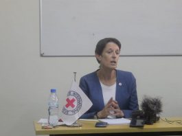 La Cheffe de délégation du CICR en Centrafruque Valérie Petitpierre cyrille