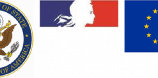 logo département americain et france et union européenne
