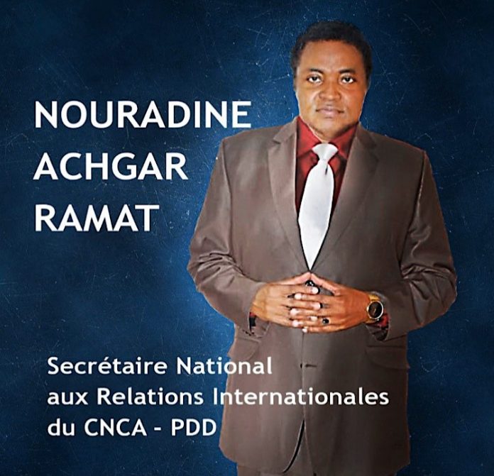 Achgar Nouradine RAMAT sécrétaire aux relations extérieures du parti CNCA PDDA bon pour tout Achgar-Nouradine-RAMAT-sécrétaire-aux-relations-extérieures-du-parti-CNCA-PDDA-bon-pour-tout Centrafrique : APPEL DU SECRETAIRE NATIONAL AUX RELATIONS                                 INTERNATIONALES DU CNCA-PDD