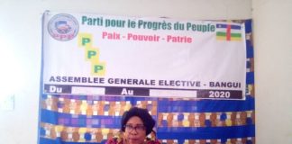 Bornou Brigitte Hortense Présidente du Parti pour le Progrès du Peuple - PPP