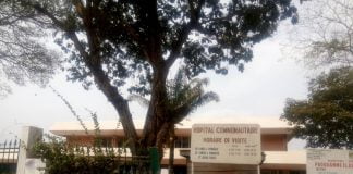 Hôpital communautaire de Bangui, en Rpublique centrafricaine. Photo CNC / Anselme Mbata.