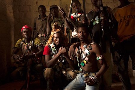 Image d'illustration des miliciens Anti-Balaka en République centrafricaine. CopyrightDR