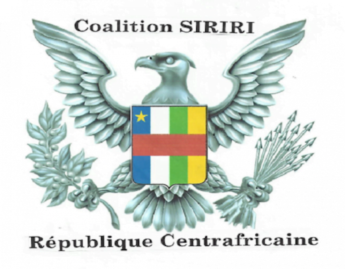 Logo officiel de la coalition Siriri de Centrafrique siriri-logo RCA : Appel à l’union de la Coalition SIRIRI aux 14 groupes armés, la société civile, les FACA, au MINUSCA et aux partis politiques pour la Paix  et la libération de la RCA