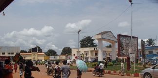 Circulation à Bangui, capitale de la République centrafricaine, le 10 février 2020. Photo CNC / Michael Kossi.