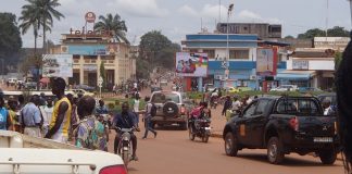 Vue du centre-ville de Bangui vers l'avenue David Dacko. Photo CNC / Mickael Kossi