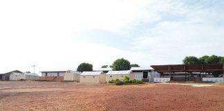 Base du HCR au village Cantonnier, dans la localité de Baboua, situé à 7 kilomètres de Béloko, au nord-ouest de la République centrafricaine. Photo CNC / Gervais Lenga.