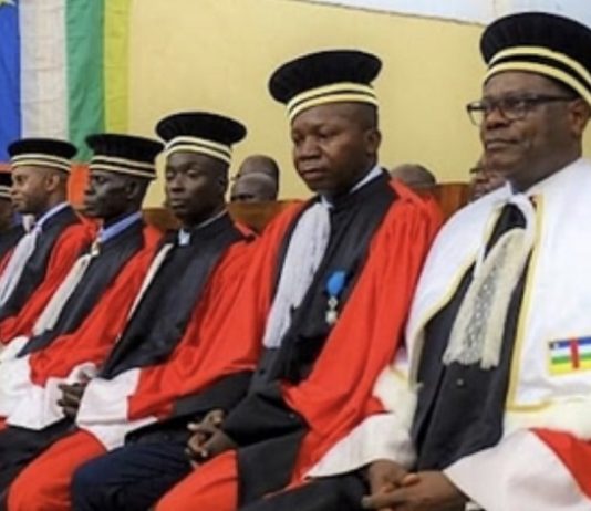 les magistrats de la cour pénale spéciale à Bangui