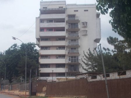 immeuble abritant l'ambassade de la Russie en Centrafrique