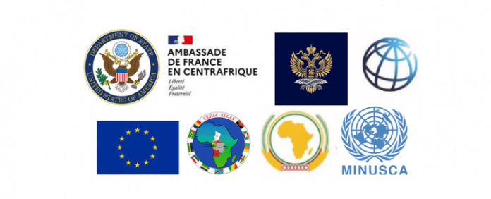 G5-RCA groupe des parténaires de la Centrafrique drapeaux G5-Centrafrique-parténaires-drapeaux RCA : les membres du G5 appelle les signataires de l'APPR-RCA à affirmer publiquement leur soutien à la tenue d'élections