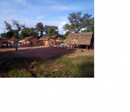 un village à 12 kilomètres de Bossangoa par cyrille yapendé