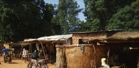 Le marché de Nanga Boguila, situé à 70 kilomètres de Paoua sur l'axe Bossangoa. Photo CNC