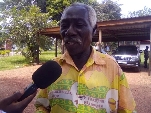 Le Président du MDREC Joseph Bendounga dans les locaux de la Cour Constitutionnelle le mercredi 4 novembre 2020. Copyright CNC / Jefferson Cyrille YAPENDE. Le-President-du-MDREC-Joseph-Bendounga-dans-les-locaux-de-la-Cour-Constitutionnelle-le-mercredi-4-novembre-2020. RCA : élections présidentielles et législatives, l’opposant Joseph Bendounga saisit la Cour constitutionnelle et exige la restitution des cautions » versées par les candidats